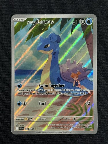 Mistys Lapras 194/182 - Destined Rivals - Pokemon - NM