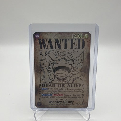 Monkey D Luffy OP05-119 Wanted Poster Manga Gear 5 OP09 One Piece Card English