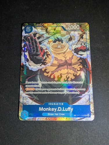 Monkey D Luffy Treasure Rare OP11-058 (TR) One Piece OP13 Carrying On His Will
