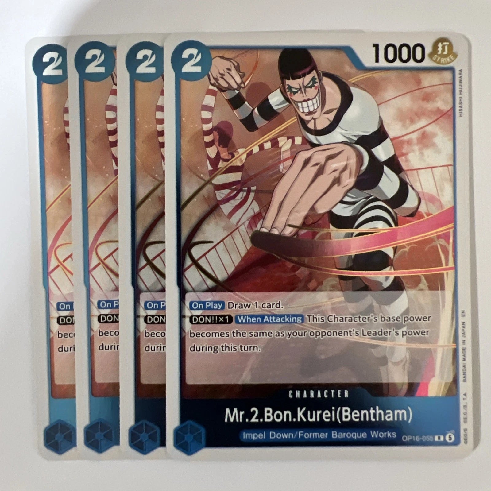 Mr 2 Bon Kurei (Bentham) - OP16-055 - The Time Of Battle