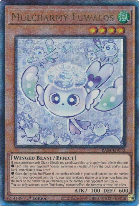 Mulcharmy Fuwalos [Platinum Secret Rare] RA04-EN050