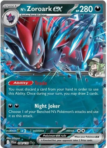 N's Zoroark ex Journey Together Double Rare 098/159