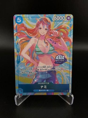 Nami Illustration Mini Tin P-112 Asia Japanese One Piece Promo Card One Piece NM