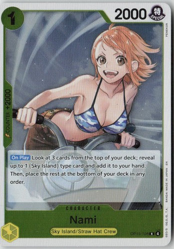 Nami OP15-108 Rare Adventure on Kami's Island