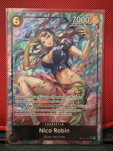 Nico Robin - OP12-087 (SR) - Legacy of the Master - English - NM