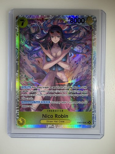 Nico Robin EB03-055 Foil SR NM Extra Booster Heroines Edition English