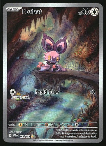 Noibat 169/159 Illustration Rare Journey Together Pokemon Mint