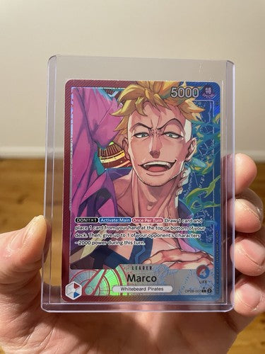 OP08-002 Leader Marco Parallel English One Piece TCG