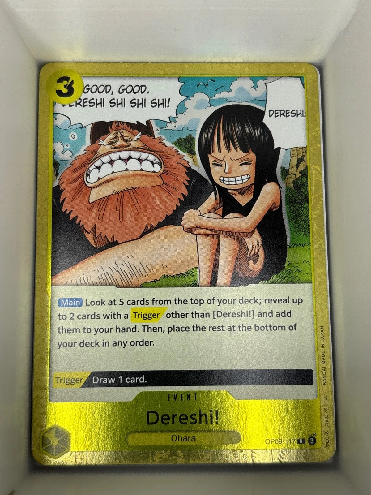 OP09-117 Dereshi! English R One Piece TCG Card Game