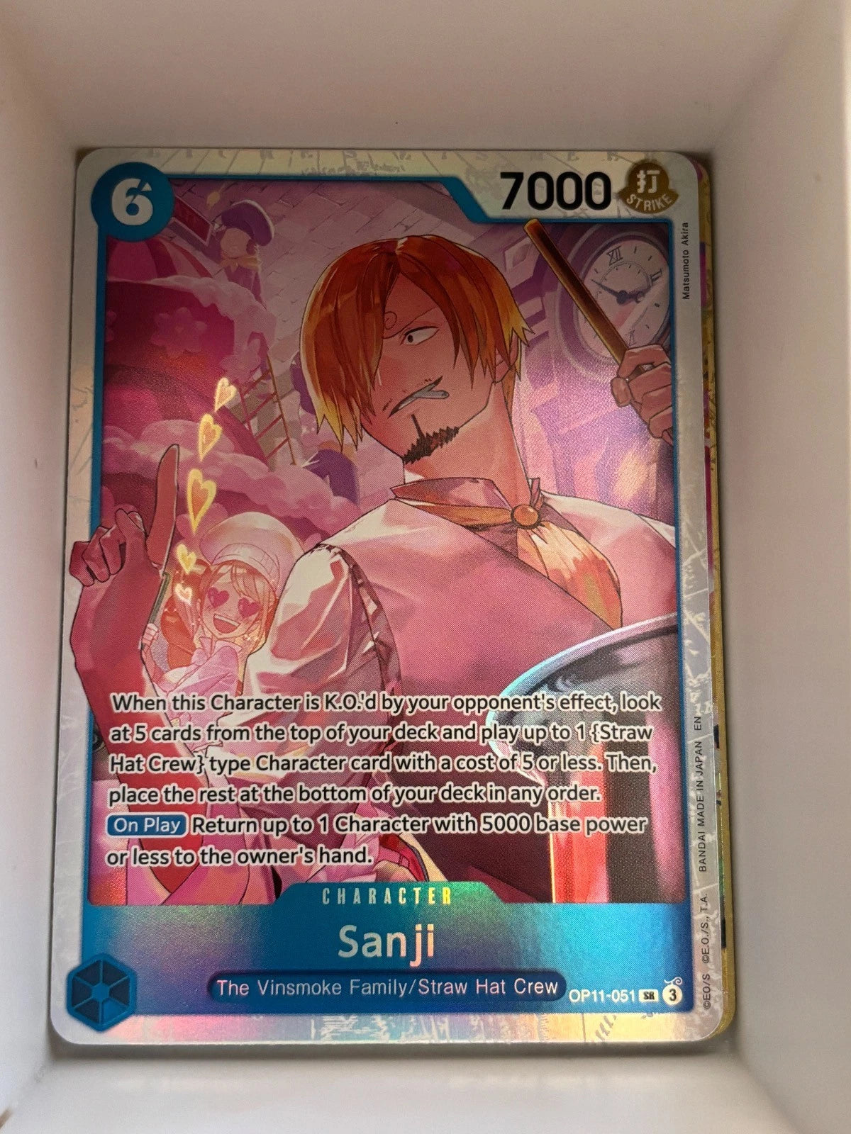 OP11-051 Sanji English SR One Piece TCG Card Game