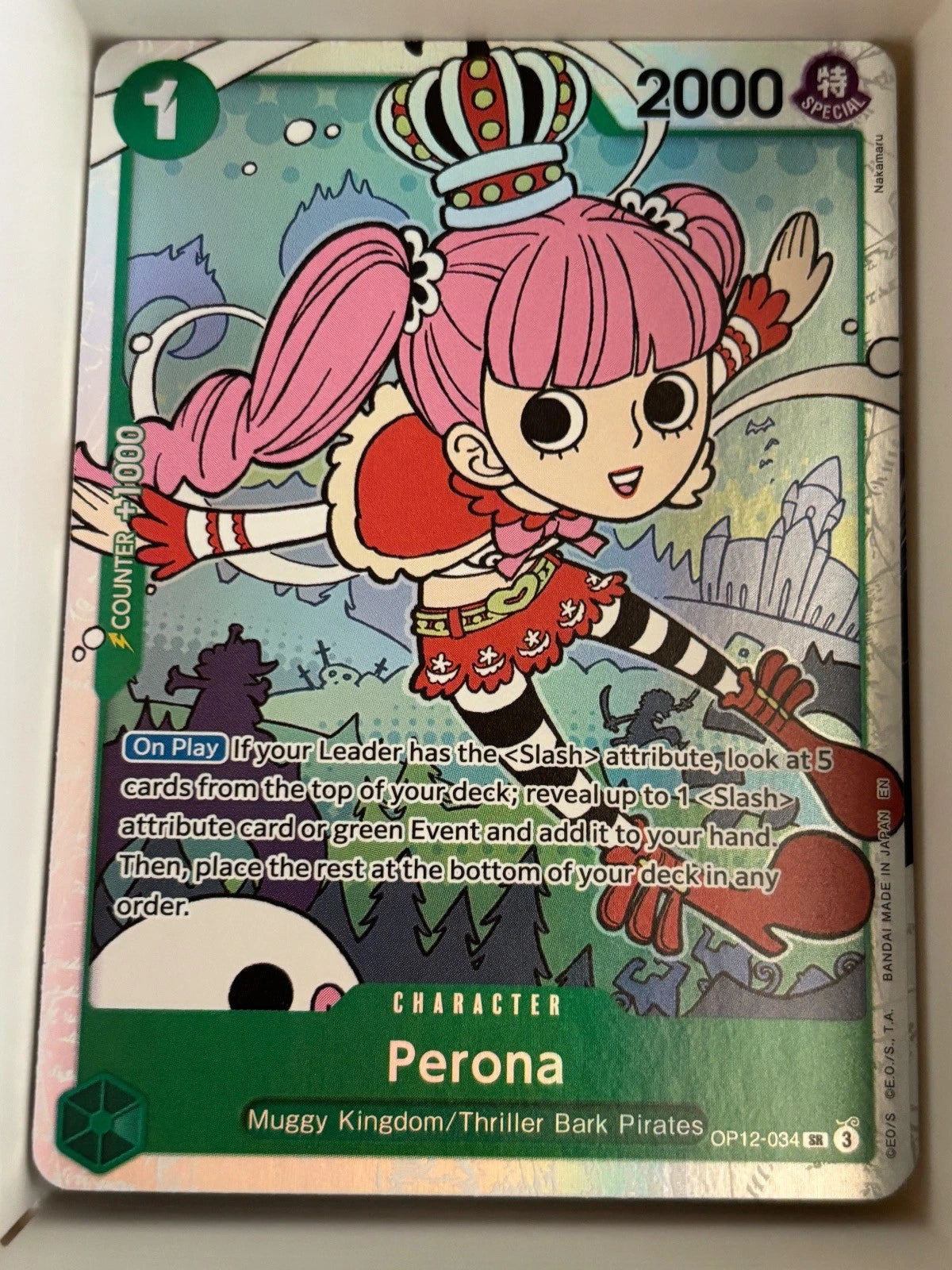 OP12-034 Perona English SR One Piece TCG Card Game english