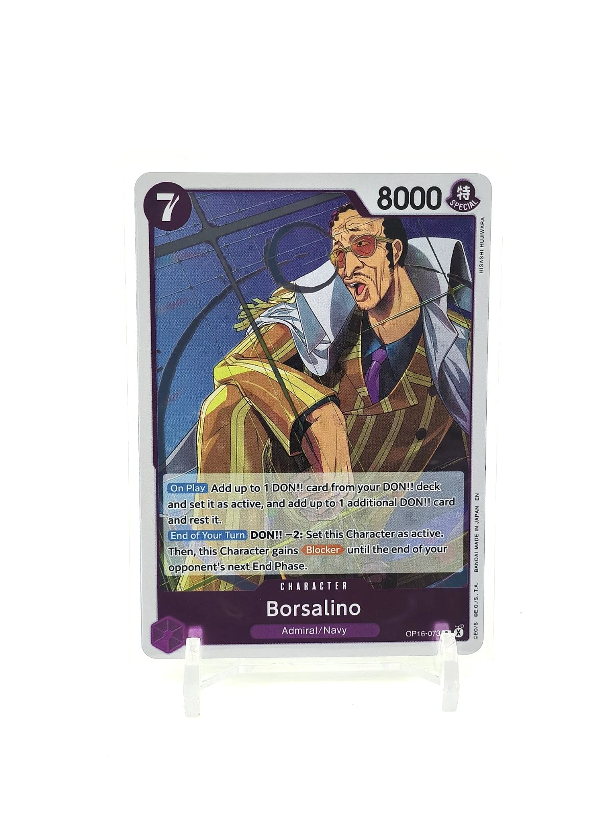 OP16-073 [R] - Borsalino - NM - OP TCG - The Time Of Battle - EN