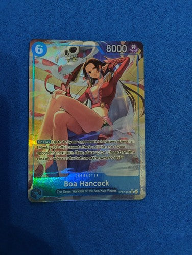 One Piece Boa Hancock OP07-051 Alt Art SR Seven Warlords of the Sea Binder