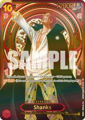 One Piece CCG Shanks 3rd Anniversary Gold OP09-004 PSA 9 Mint