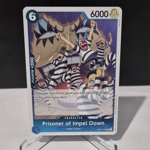 One Piece Card Game Prisoner of Impel Down OP16-042 English