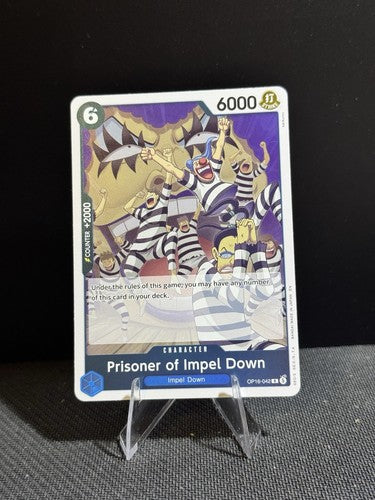 One Piece Card Game Prisoner of Impel Down OP16-042 R The Time of Battle NM