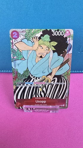 One Piece Card Game Usopp OP01-004 English Version 1st Anniversary Se