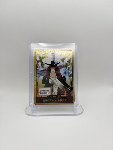 One Piece Gold DON!! Card Mihawk The Azure Sea’s Seven Japanese NM/M