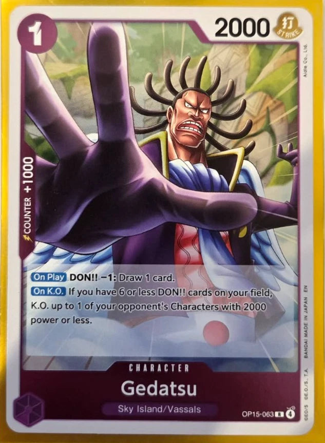 One Piece TCG - Gedatsu OP15-063 - Adventure on Kami's Island - English