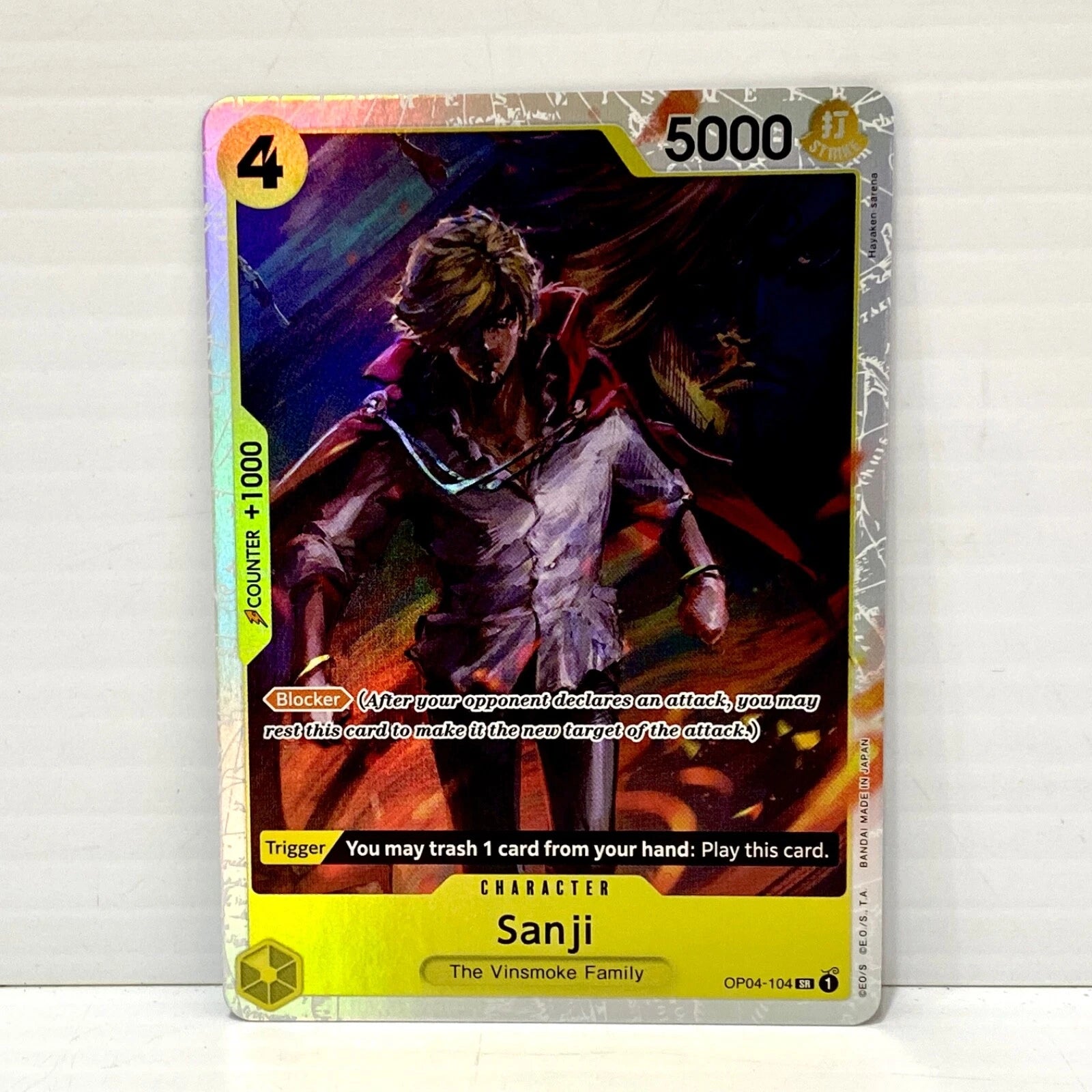 One Piece TCG - PRB01 The Best - Sanji OP04-104 SR - English