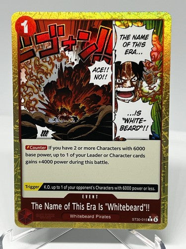 One Piece TCG - The Name of This Era Is "Whitebeard"!! ST30-015 ALT ART C - Eng