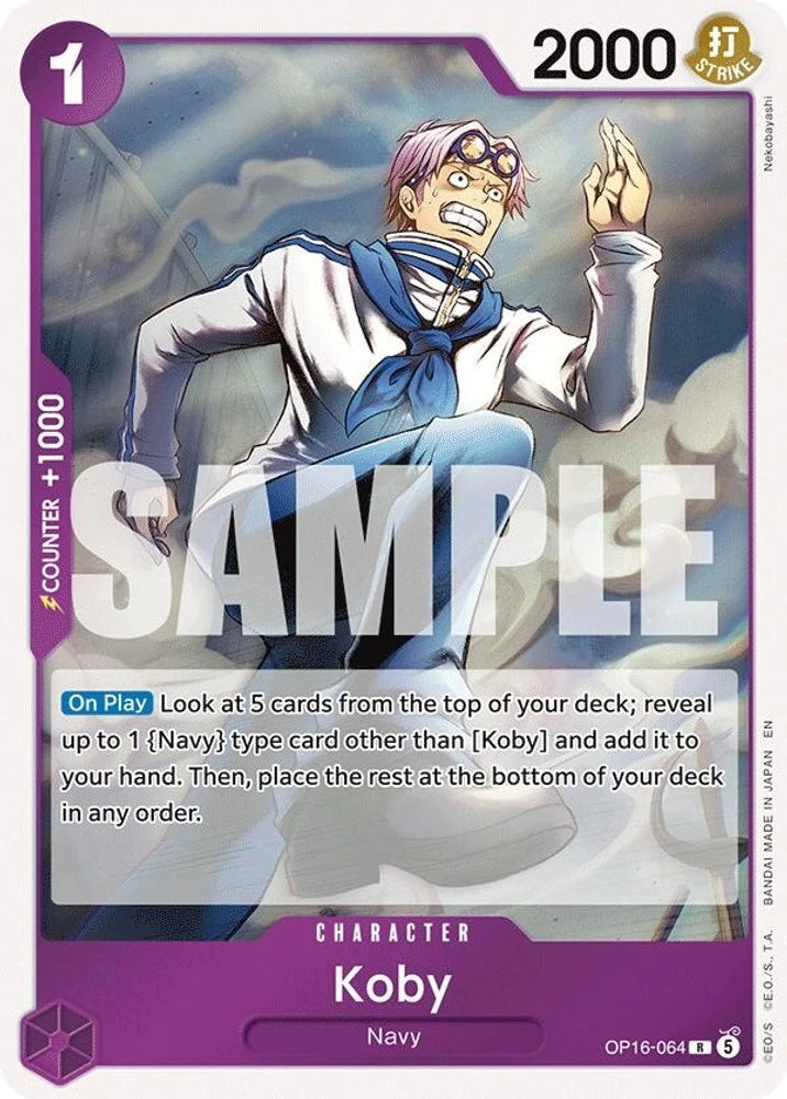 One Piece TCG - [OP16-064] - Koby The Time of Battle