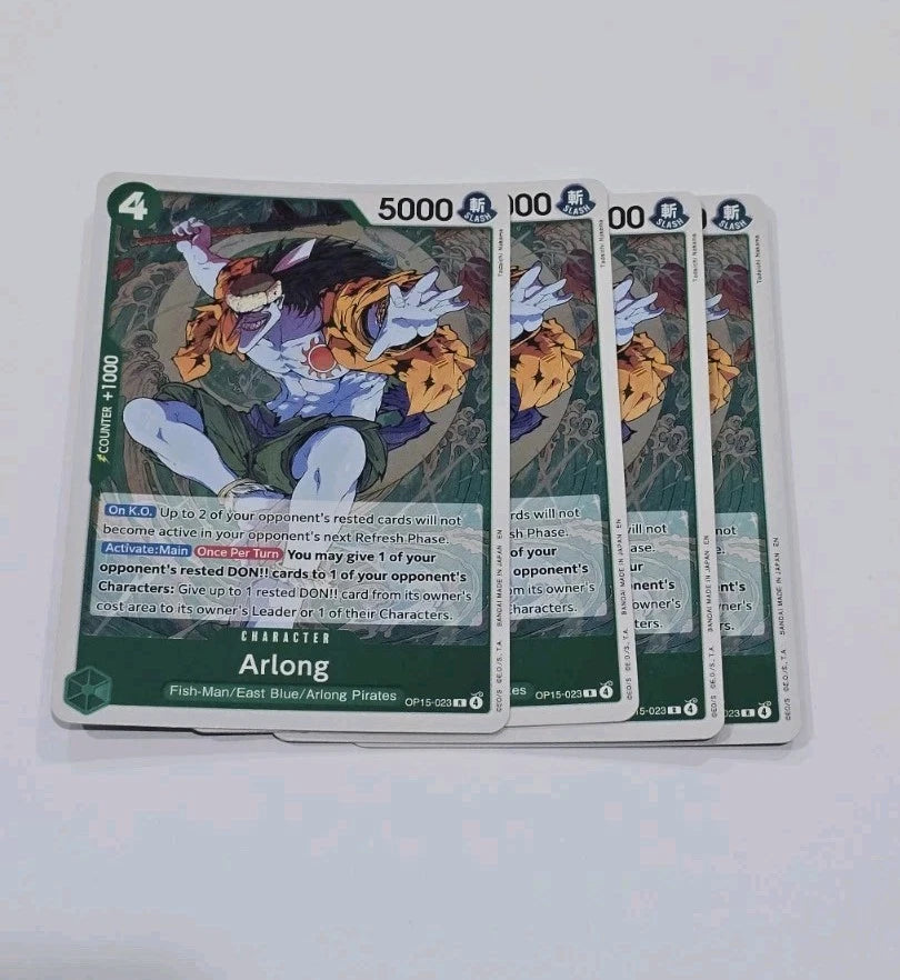One Piece TCG Arlong OP15-023 R Playset (x4 Cards)