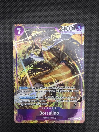 One Piece TCG Borsalino OP16-073 Time For Battle Alt Art English