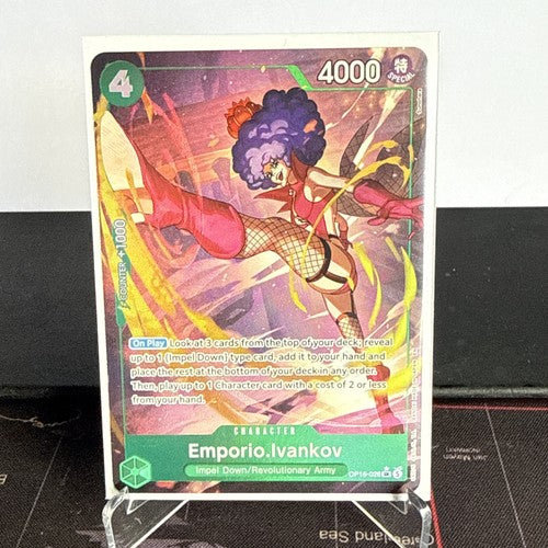One Piece TCG Emporio Ivankov Alt Art (OP16-026) (English)