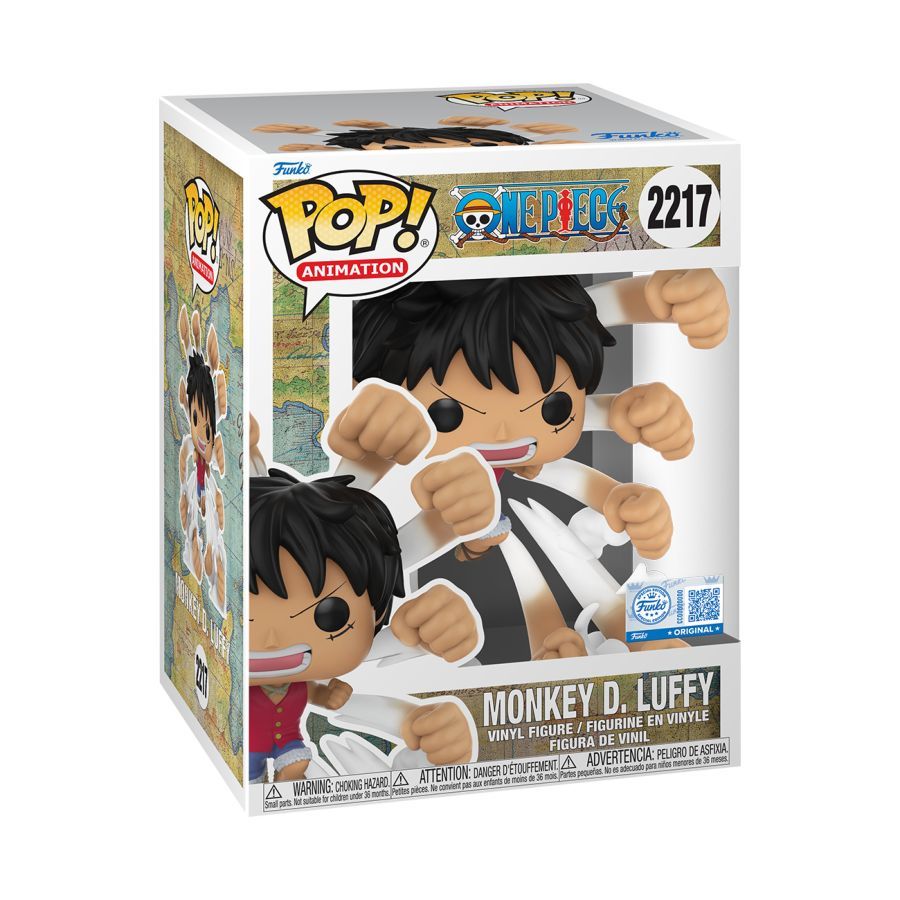 One Piece – Luffy (Gum-Gum Gatling) US Exclusive Pop! Premium [RS]