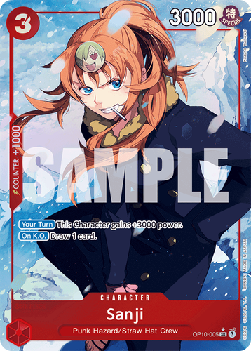 One Piece (OP) - Sanji Alternate/Alt/Parallel OP10-005- (English)One Piece (OP) - Sanji Alternate/Alt/Parallel OP10-005- (English) Sold