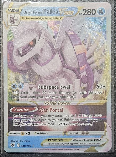 Origin Forme Palkia Vstar - 040/189 - Ultra Rare - Astral Radiance - NM/M
