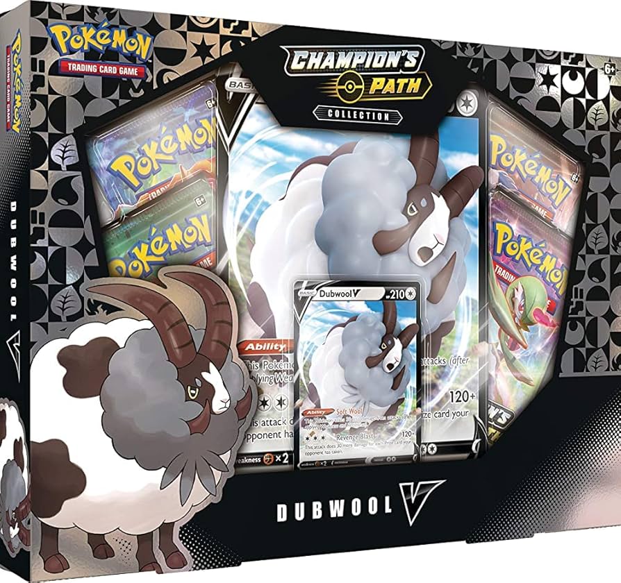 Pokemon Champion's Path Collection Dubwool V Box