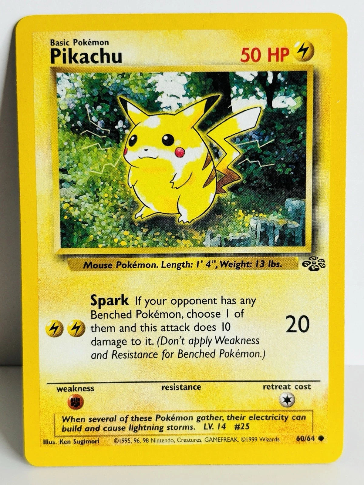 POKEMON PIKACHU 60/64 JUNGLE 1999