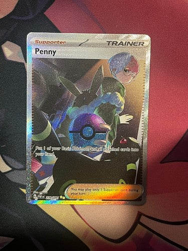 Penny 239/091 Special Illustration Rare Paldean Fates Pokemon NM Card