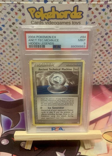Pokémon 2004 Hidden Legends Ancient Technical Machine (ice) Psa 9