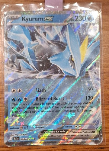 Pokemon TCG - Kyurem EX - Black Bolt - Double Rare - English