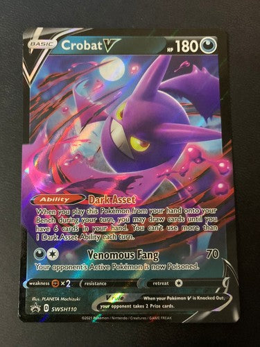 Pokemon TCG Crobat V SWSH110 NM