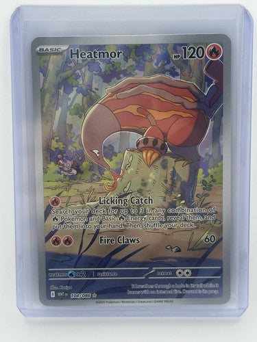 Pokémon TCG Heatmor 104/086 – White Flare – IR – NM
