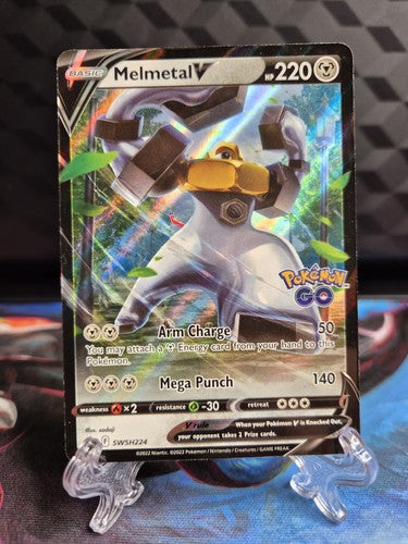 Pokémon TCG Melmetal V Sword & Shield Swsh224 Holo Black Star Promo NM