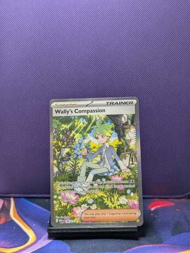 Pokemon TCG Wally’s Compassion 186/132 Mega Evolution SIR Trainer NM