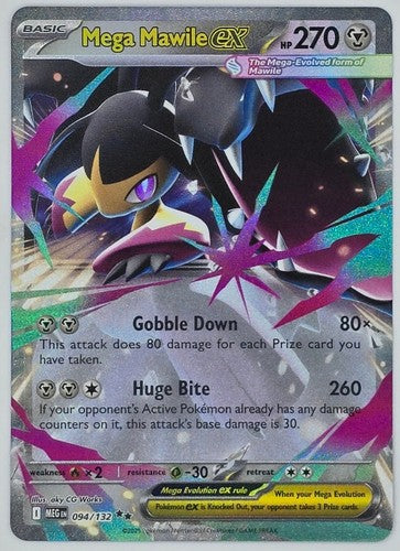 Pokemon TCG | Mega Mawile EX 094/132 Holo | Mega Evolutions