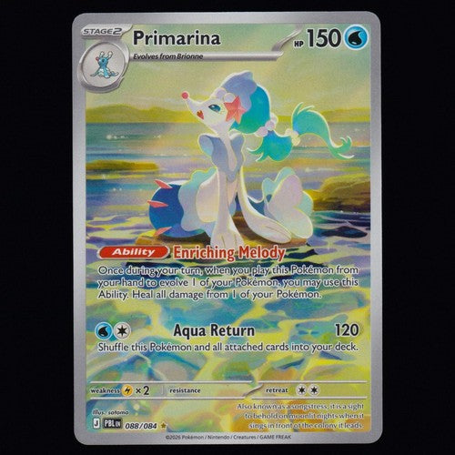 Primarina 088/084 Pitch Black Illustration Rare