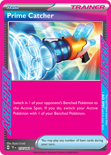 Prime Catcher 157/162 - ACE SPEC Rare - Pokemon Temporal Forces - NM