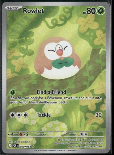 ROWLET 090/088 ME03 PERFECT ORDER POKEMON HOLO ILLUSTRATION RARE NM