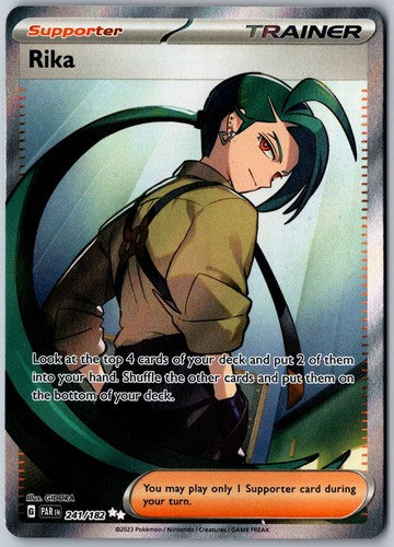 Rika 241/182 Ultra Rare Paradox Rift Pokemon NM
