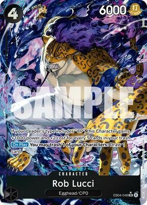 Rob Lucci (Alternate Art) EB04-048 Adventure on Kami's Island FOIL