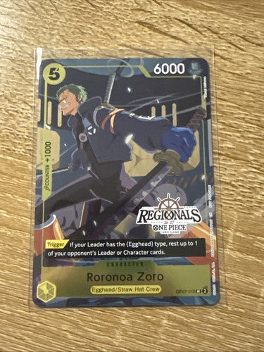 Roronoa Zoro OP07-113 - Regionals Promo - NM- One Piece TCG 2/2