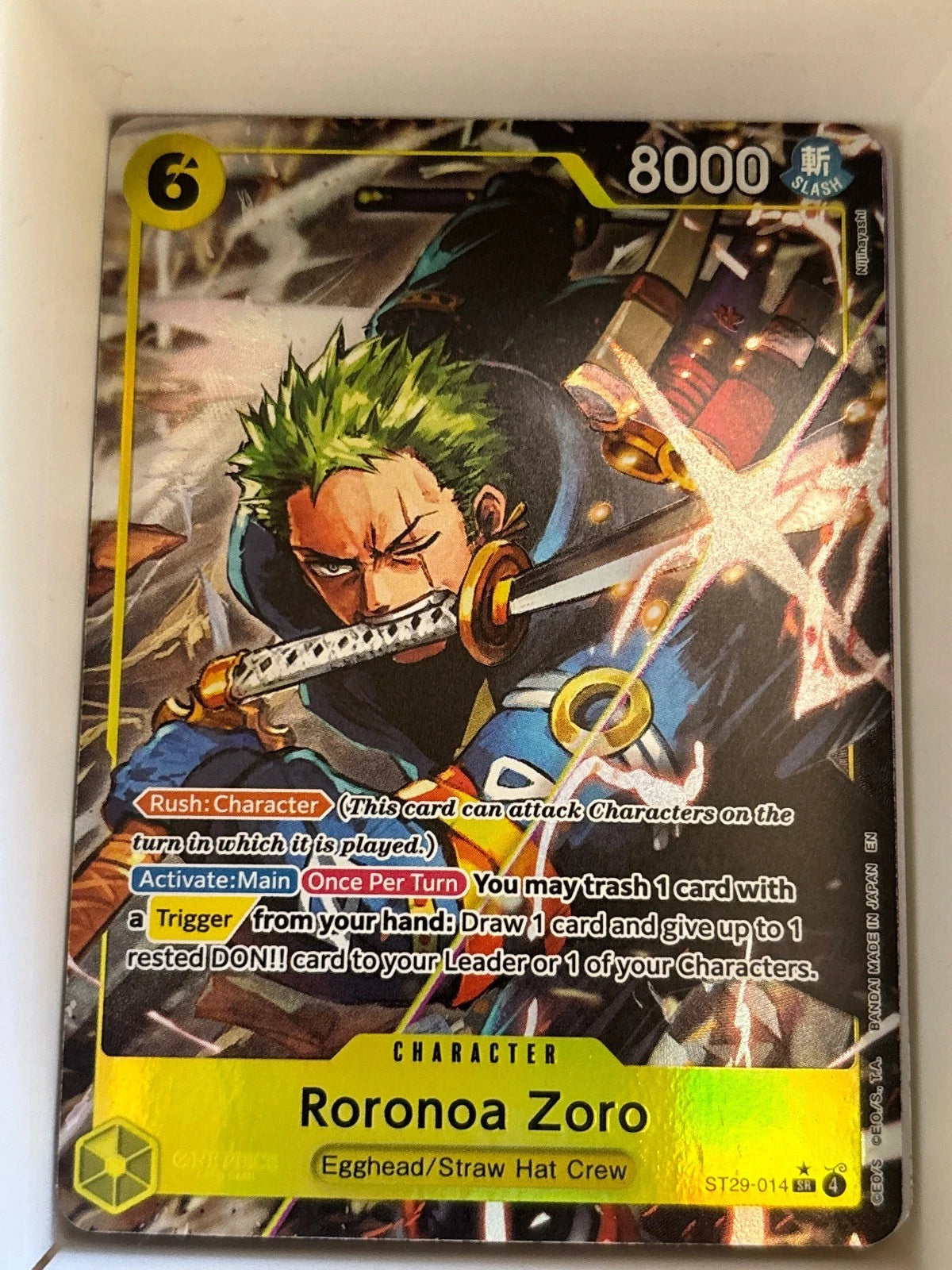 ST29-014 Roronoa Zoro (Full Art) AA English SR
