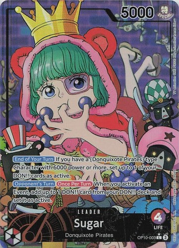 SUGAR (003) (PARALLEL) OP10-003 Leader ROYAL BLOOD One Piece Near Mint